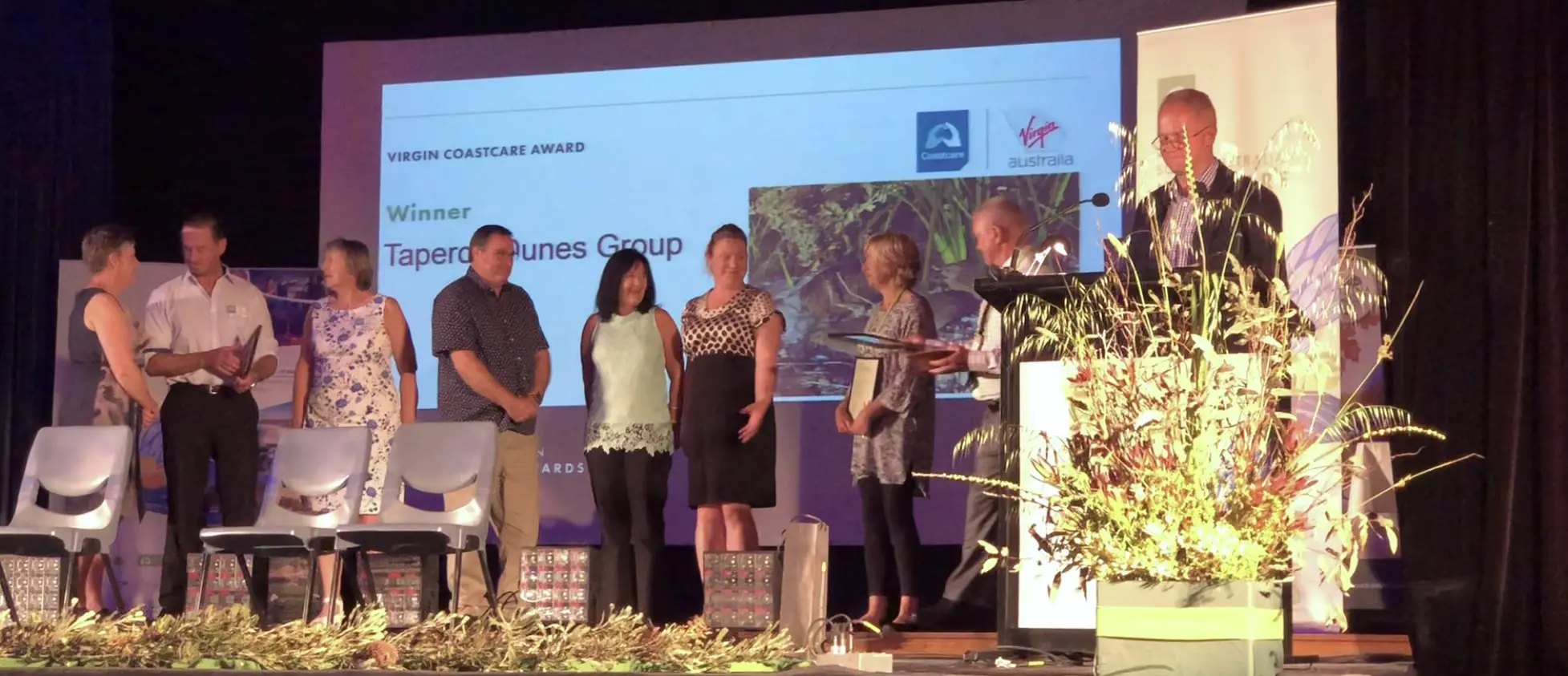 Taperoo Dunes … Winners of the 2019 Virgin Coastcare Award!